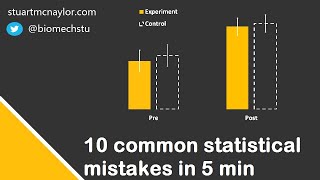 Ten Statistical Mistakes in 5 Min [upl. by Leribag232]