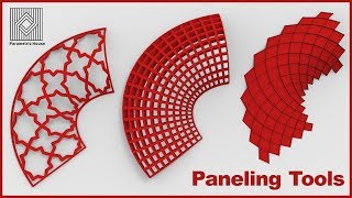 Rhino Paneling Tools tutorial [upl. by Aneerol]