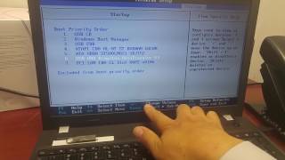 How to Enter BIOS Change Boot order and secure boot Lenovo Thinkpad E560 [upl. by Salvucci551]