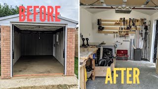 Convert a Concrete Panel Garage into a Workshop [upl. by Eralc]