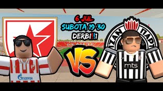 Derby Red Star vs Partizan Marakana [upl. by Nollaf]