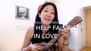 Cant Help Falling in Love  fingerpicking  Ukulele Tutorial [upl. by Ellynn14]