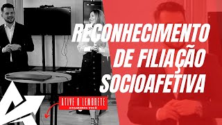 DIREITO DE FAMÍLIA Reconhecimento de filiação socioafetiva [upl. by Nnylyam]