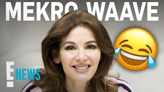 Nigella Lawson Explains Funny quotMicrowavequot Pronunciation  E News [upl. by Bhayani]