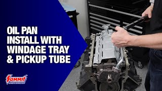 Oil Pan Pickup and Windage Tray Installation Tips  Engine Building 101 [upl. by Otanutrof]