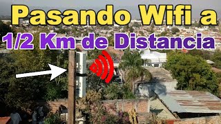 Pasando Wifi a 12 km de distancia con Repetidor Tenda 03 [upl. by Thorley]