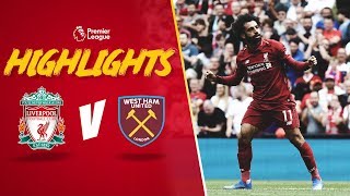 Highlights Liverpool 40 West Ham United  Mane at the double [upl. by Adnaluoy]