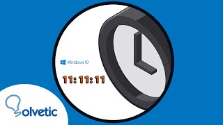 🕒 Cómo MOSTRAR SEGUNDOS en el RELOJ de Windows 10 [upl. by Helbonnah]