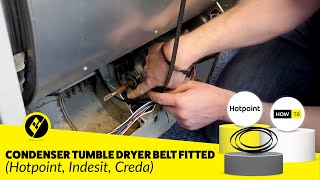 Condenser Tumble Dryer Belt Replaced  EASILY Change Yourself [upl. by Shauna]