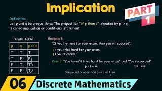 Logical Operators − Implication Part 1 [upl. by Hegyera]