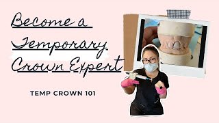 HOW TO MAKE A TEMPORARY CROWN  Easy Anterior Temporary crown Tips [upl. by Muhammad]