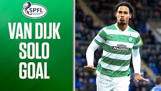 Virgil Van Dijk Scores Sensational Solo Goal  SPFL [upl. by Diana]