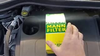 Fuel filter replacement Mercedes B180 CDI 2013 [upl. by Wren]