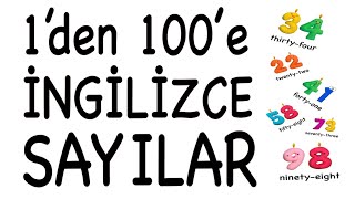 1’den 100’e KADAR İNGİLİZCE SAYI SAYMA [upl. by Bittner]