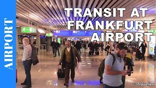 TRANSIT WALK AT FRANKFURT Airport FRA Terminal 1  Connection Flight Transfer Arriving amp Departing [upl. by Burrus489]