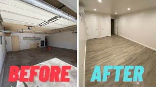 WE CONVERTED OUR GARAGE INTO TWO ROOMS [upl. by Cyrus960]