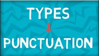 Punctuation  Types of Punctuation  Six Types  Examples  Exercise Punctuation [upl. by Nnaeitak]