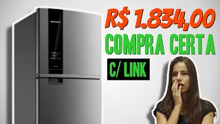 Geladeira Brastemp BRM45HK 375 Litros Inox  Site CompraCerta [upl. by Goldina]