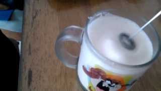 Aerolatte Review Frothing Cold Milk In Under 1 Minute [upl. by Gae]