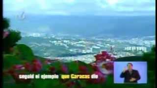 Himno Nacional De Venezuela Letra Venevision [upl. by Kciredor]